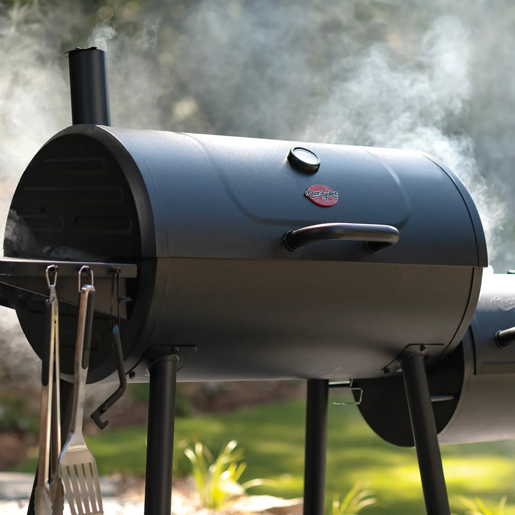 Lahmini® CHAR-GRILLER SMOKIN' CHAMP™ OFFSET SMOKER