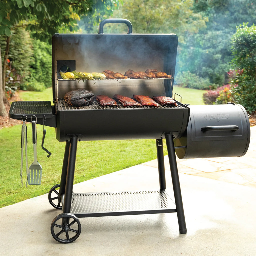 Lahmini® CHAR-GRILLER SMOKIN' CHAMP™ OFFSET SMOKER