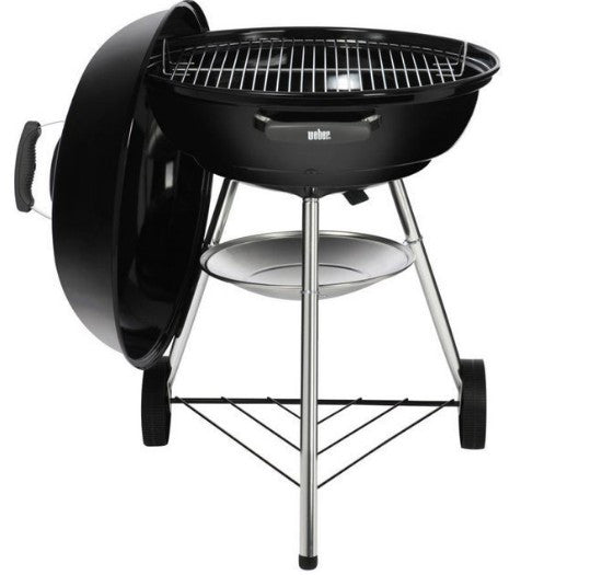 Lahmini® Weber Compact Kettle 47cm with Thermometer (18.5") Charcoal Grill