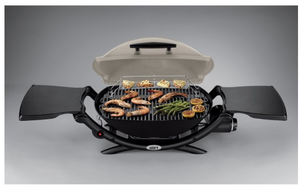 Lahmini®  Weber, Q2000 Series Gas Grill - Low Lid