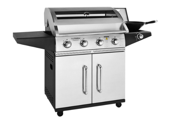 Lahmini® BEEF MASTER - Premium 4 Burner BBQ Gas GRILL and side burner