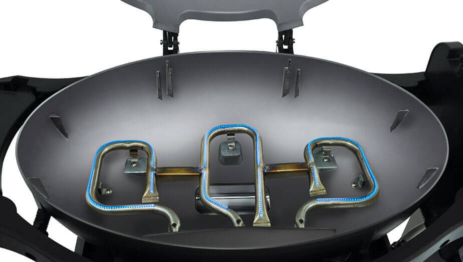 Lahmini®  by Ziegler & Brown Triple Grill LP Gas - Chilli Red